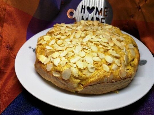 Pumpkin cake with orange&almonds