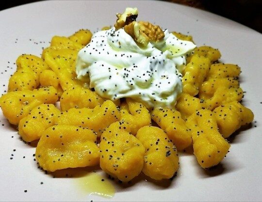 PUMPKIN GNOCCHI WITH PHILADELPHIA