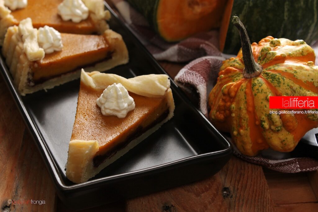 Pumpkin pie (torta di zucca e cioccolato)