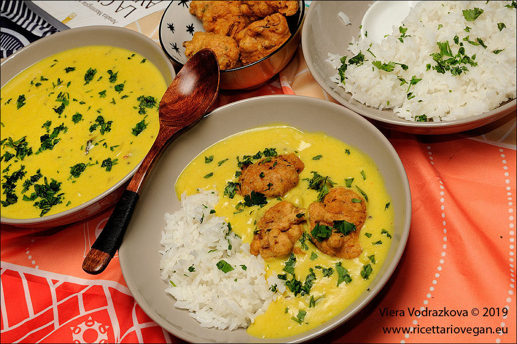 Punjabi kadhi pakora a modo mio (senza glutine)