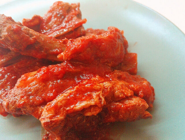Puntine al sugo