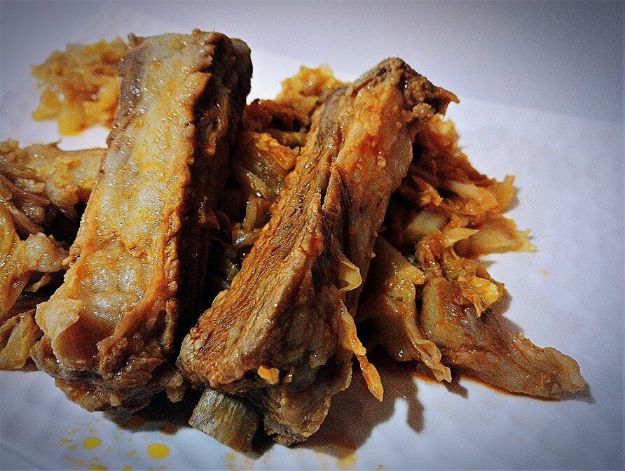 Puntine con cavolo verza