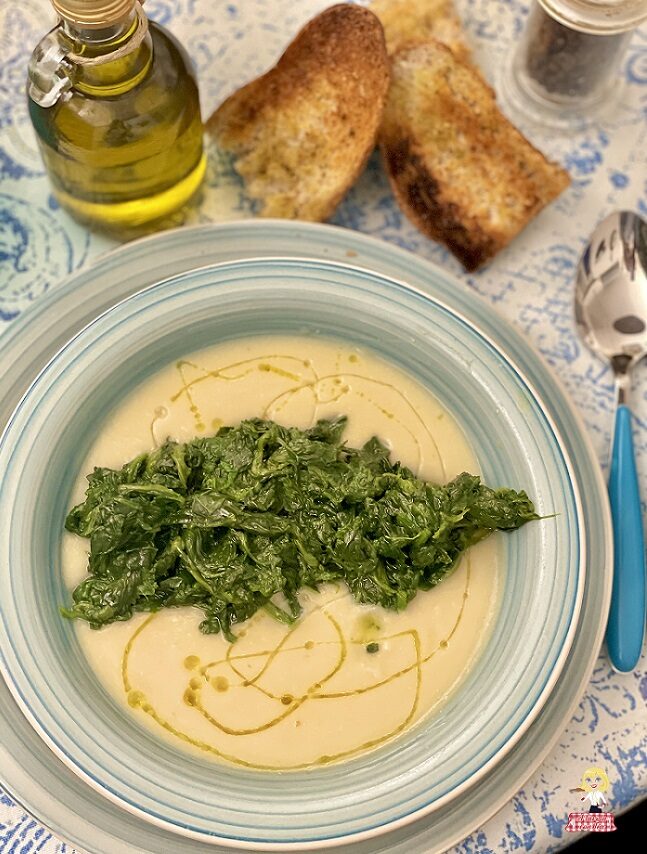 Purè di fave e cicoria ricetta dietetica