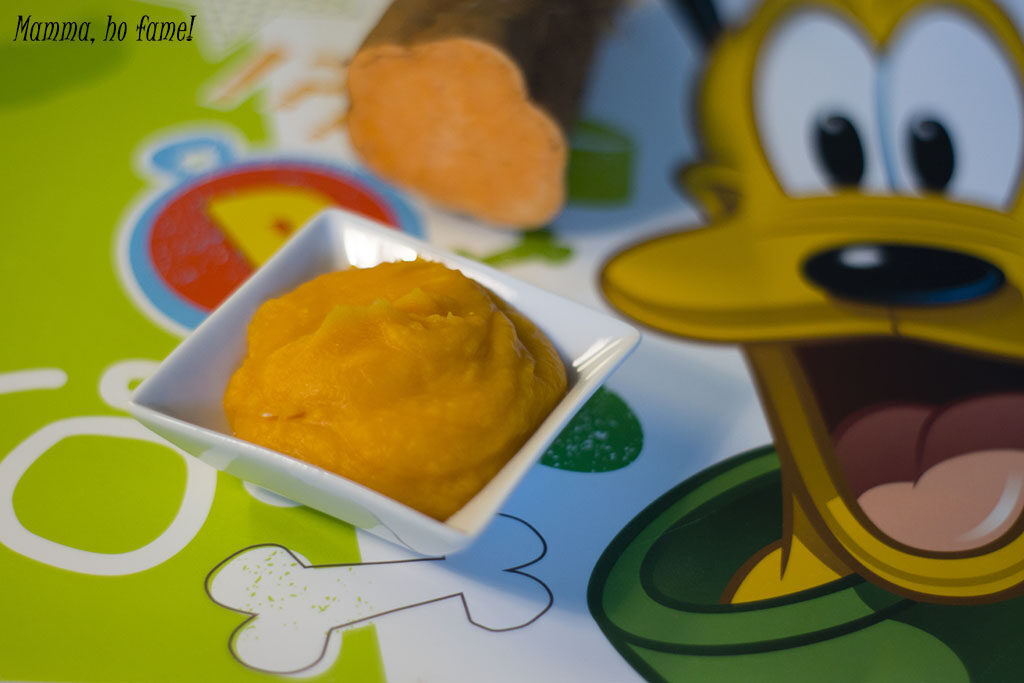 Purè di patate dolci americane o batate