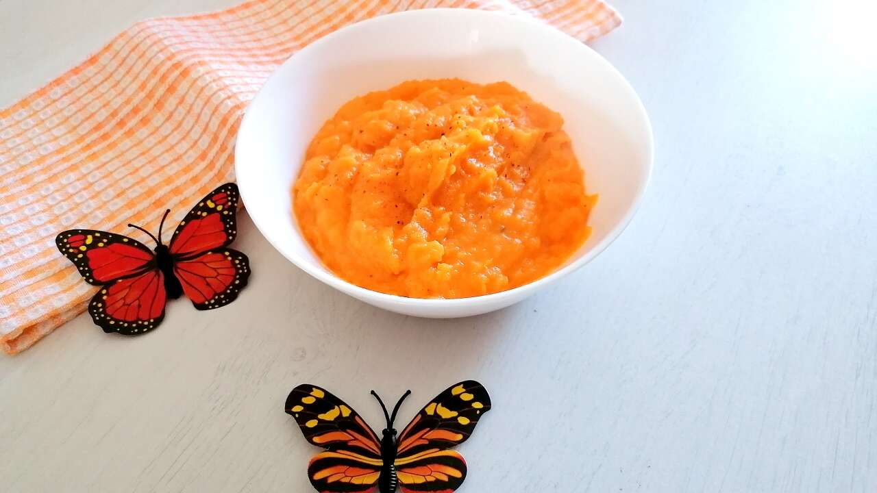 Purè di patate dolci bimby, extra dolcezza