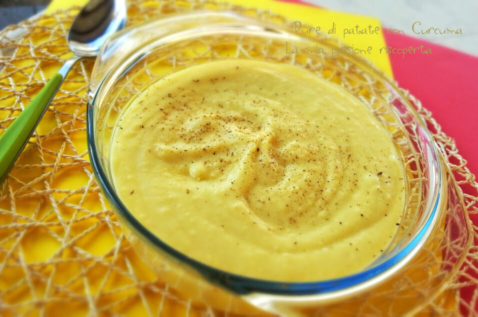Pure di patate e curcuma
