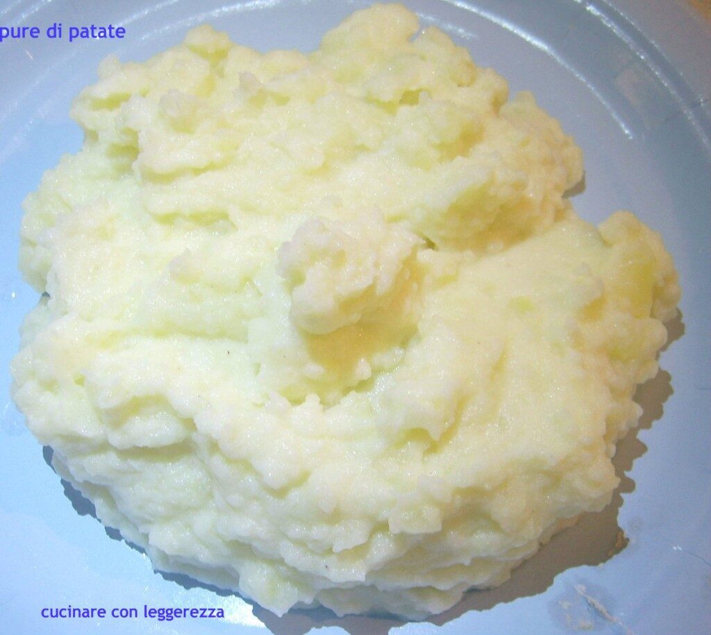 Purè di patate senza burro