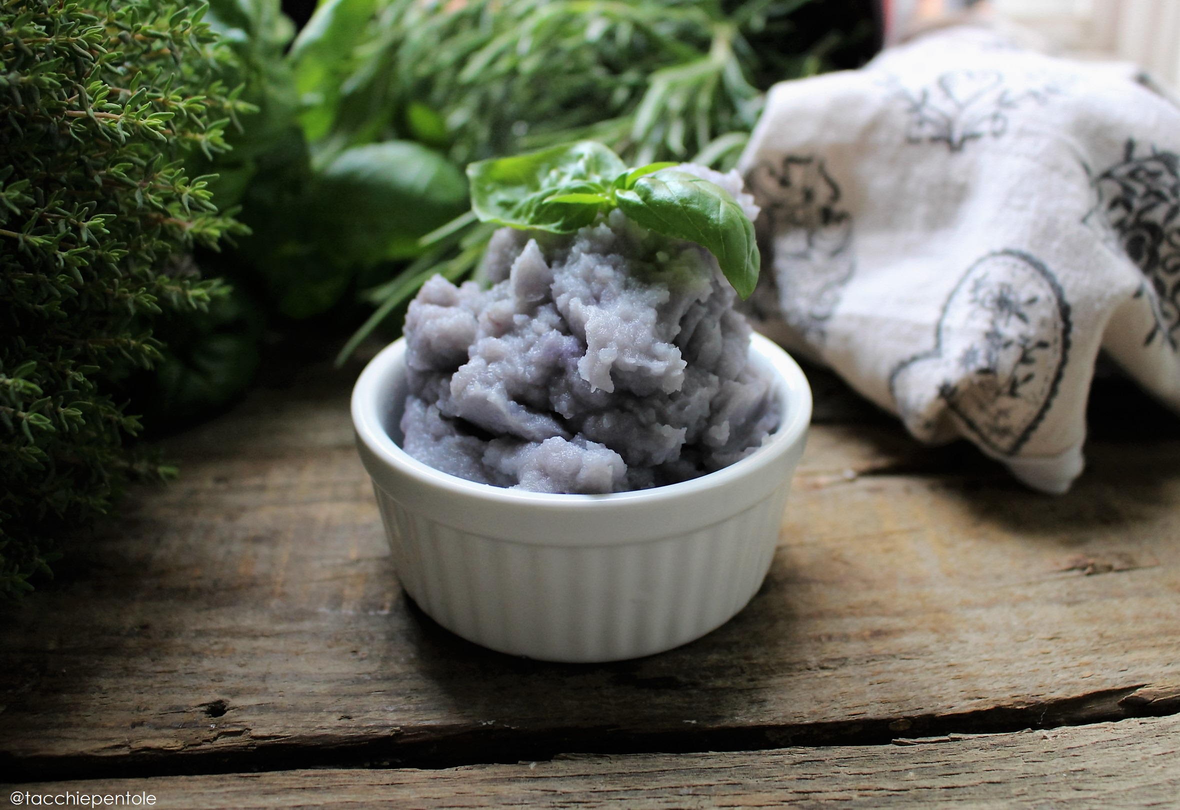 Pure’ di patate viola