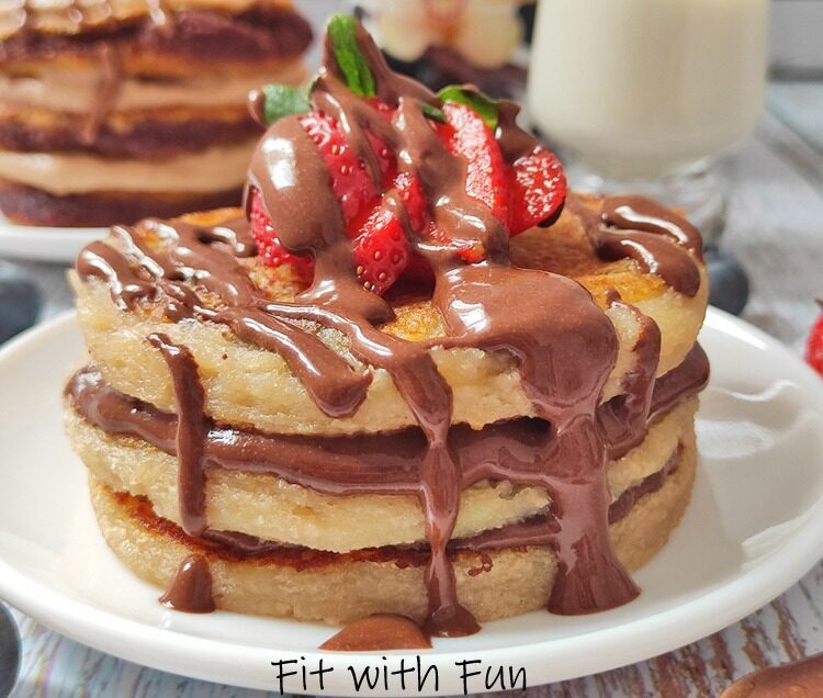 Purè pancake 2 ingredienti proteici e senza glutine