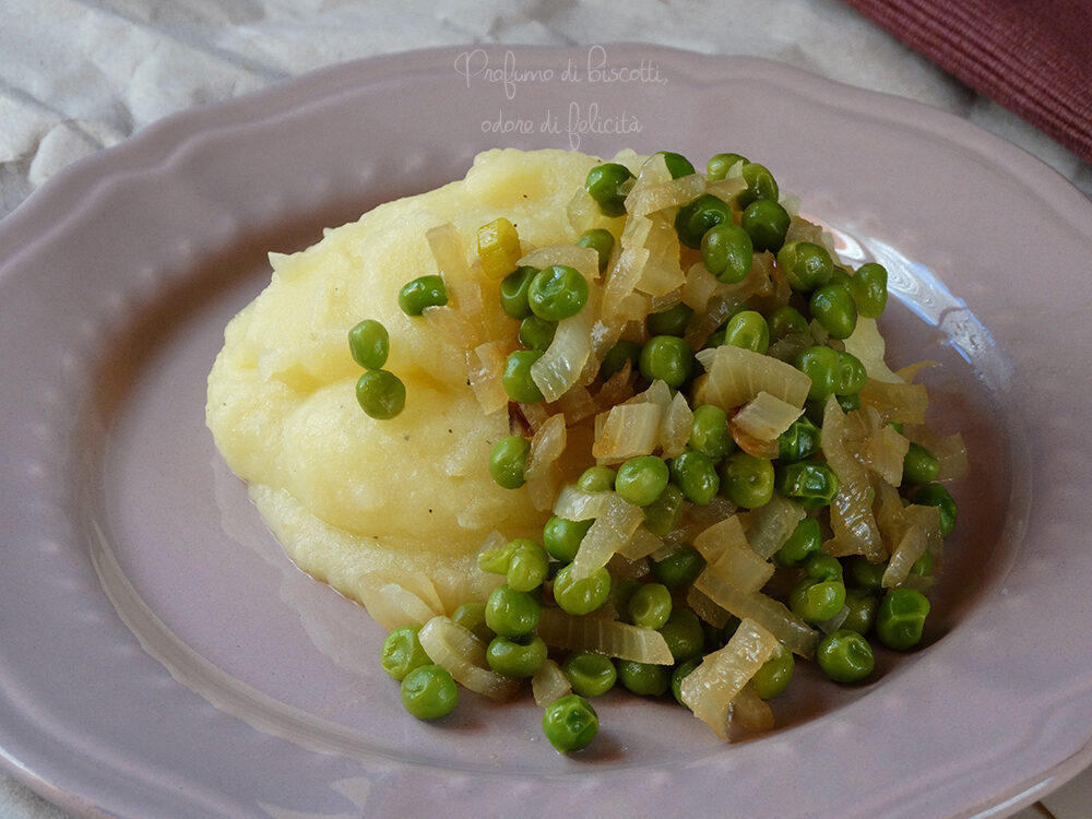 Puree cookeo di patate e piselli