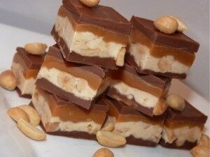 Quadrotti al caramello