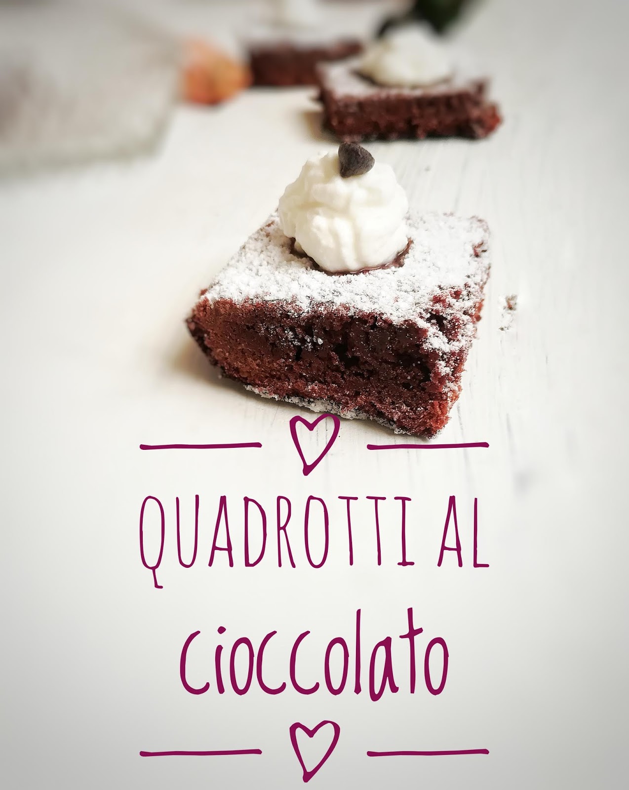 Quadrotti al cioccolato