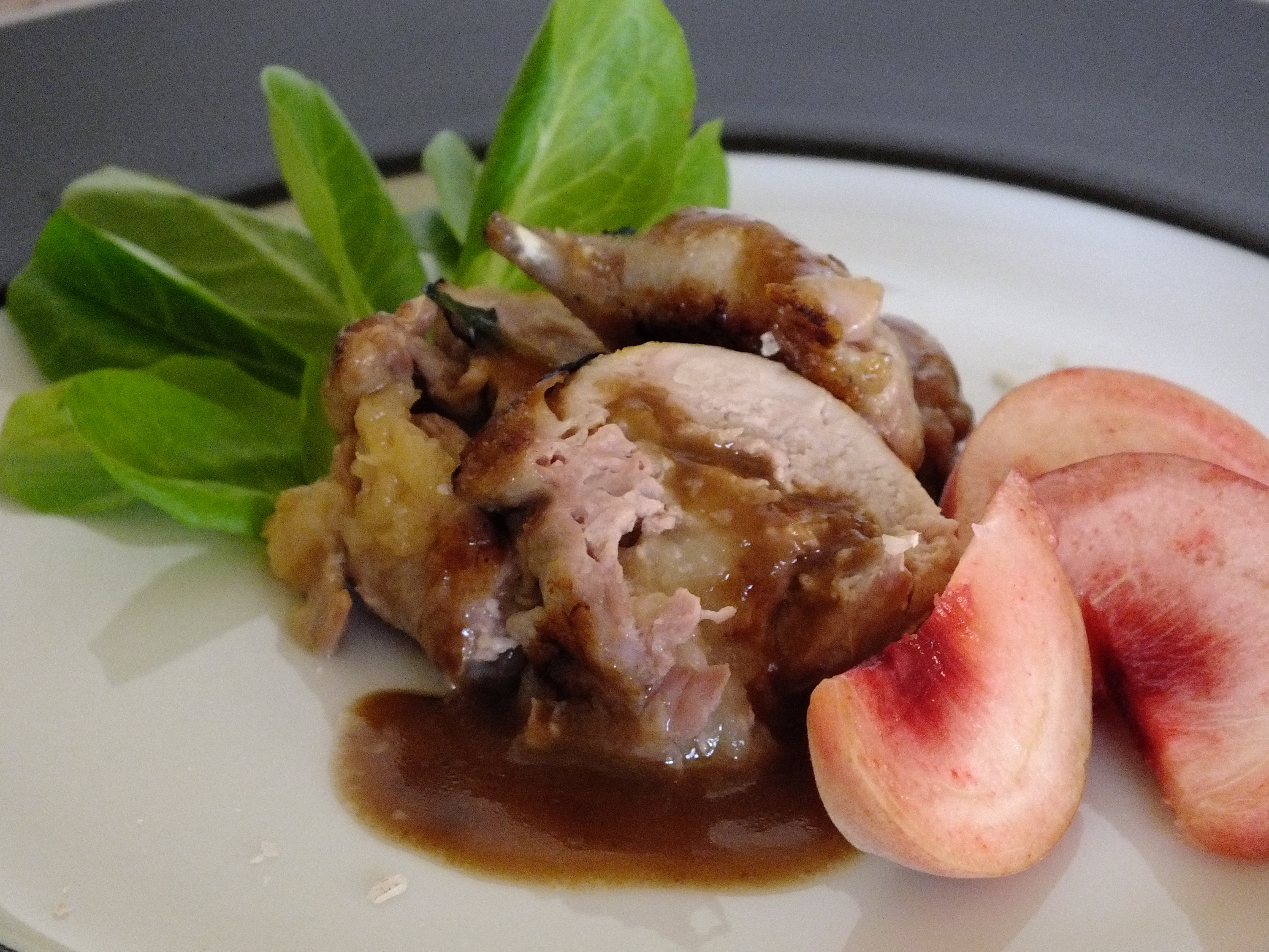 Quaglia alla pesca tabacchiera e aceto balsamico, questione di etichetta