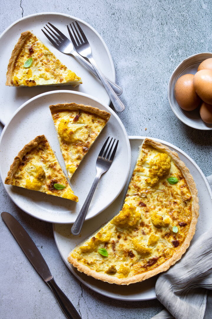 Quiche al cavolfiore