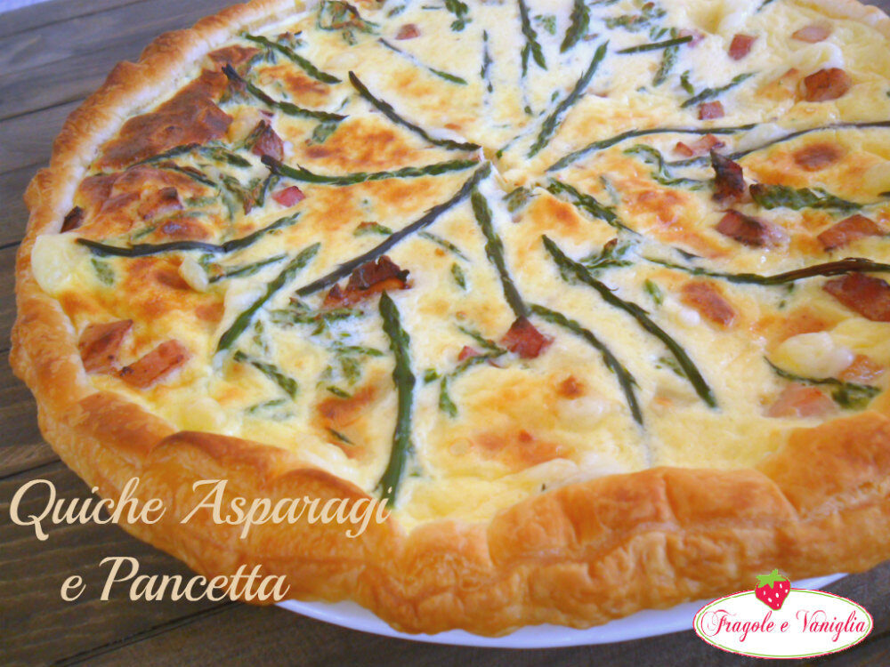 Quiche asparagi e pancetta
