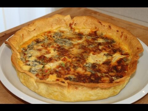 Quiche con pere e gorgonzola [videoricetta]