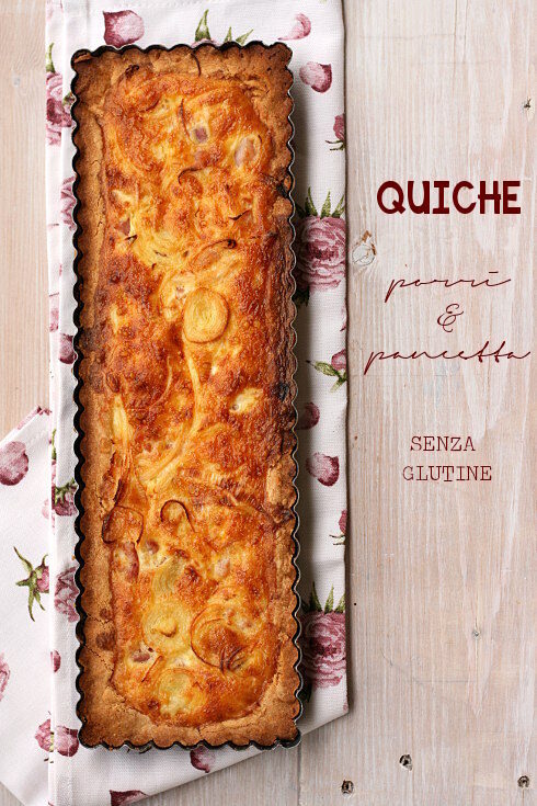 Quiche con porri e pancetta senza glutine per mtc 46