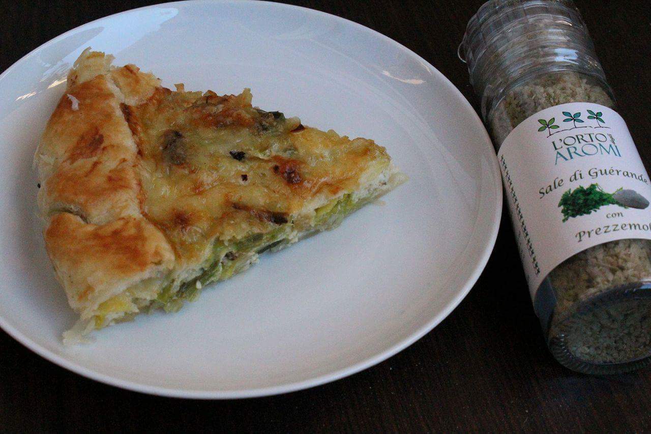 Quiche di porri e formaggio