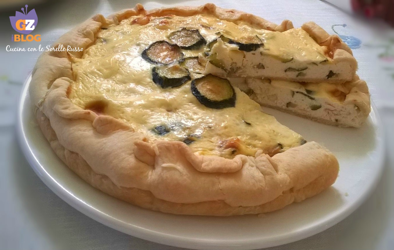 Quiche di zucchine e taleggio