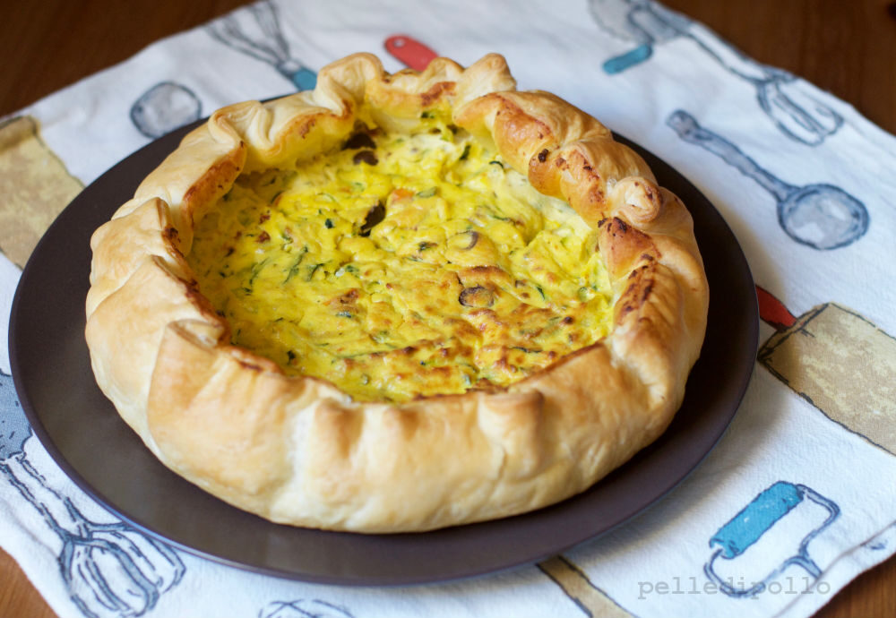 Quiche leggera con ricotta e zucchine