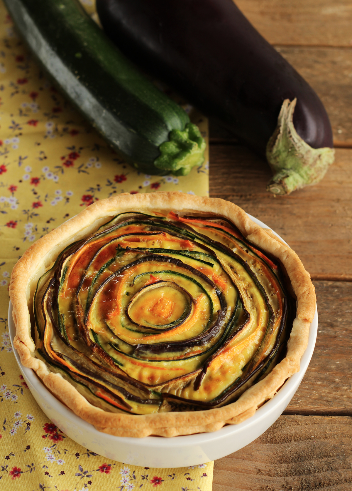 Quiche “nastri di verdure”