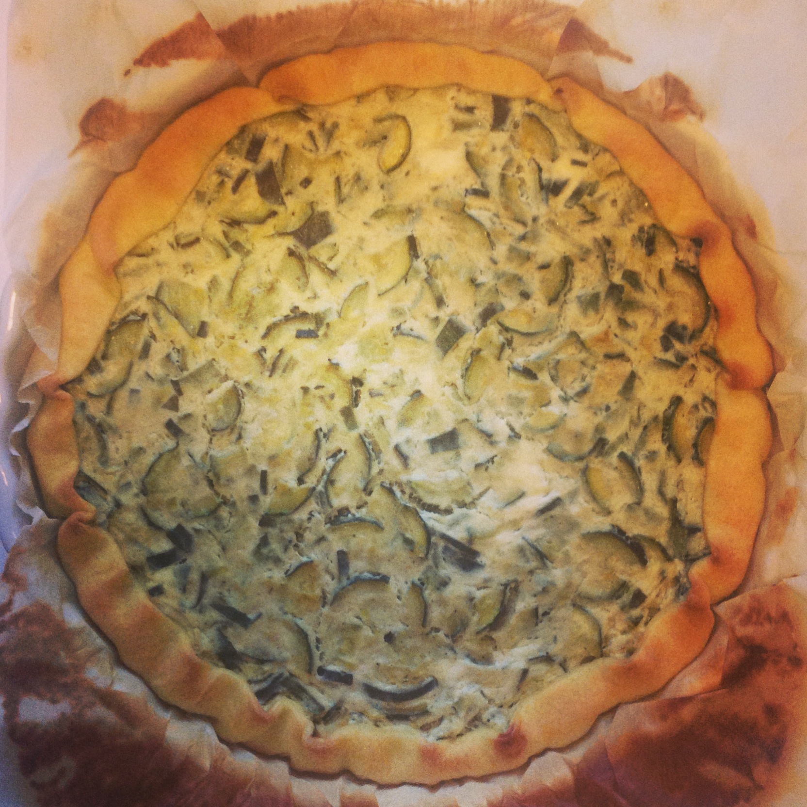 Quiche philadelphia e zucchine