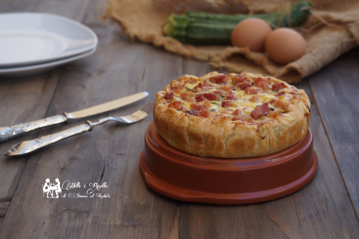 Quiche zucchine e pancetta