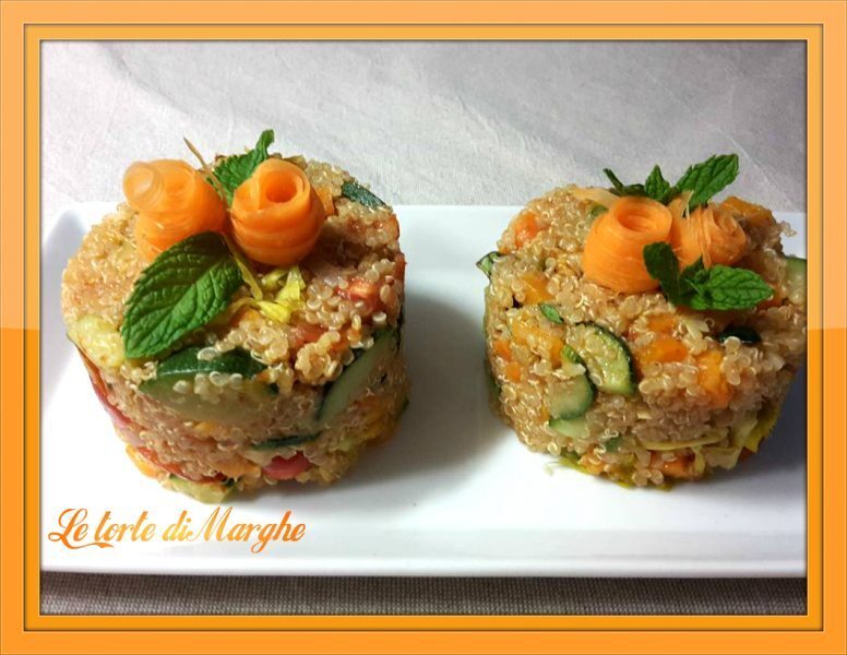 Quinoa con verdure di primavera