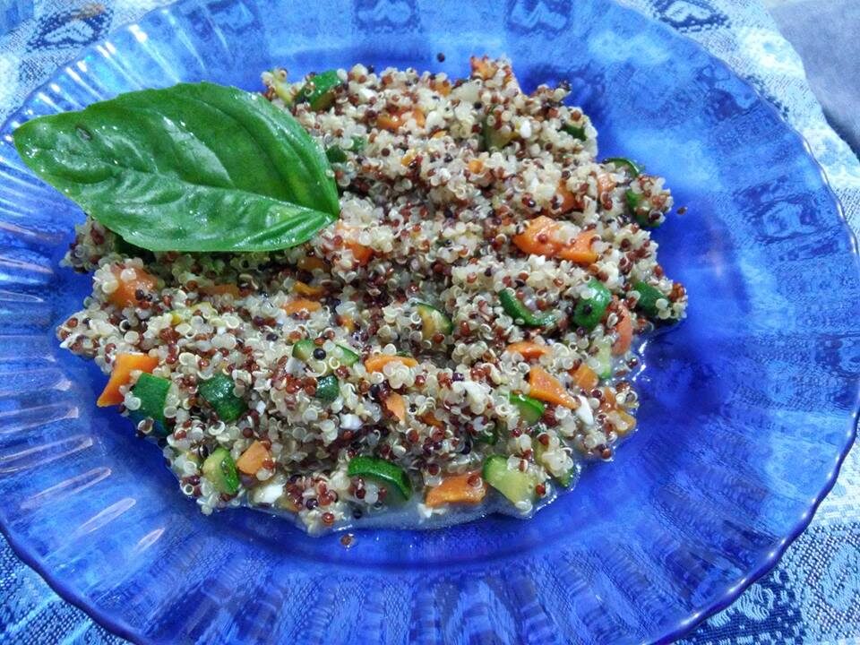 Quinoa mista alle zucchine