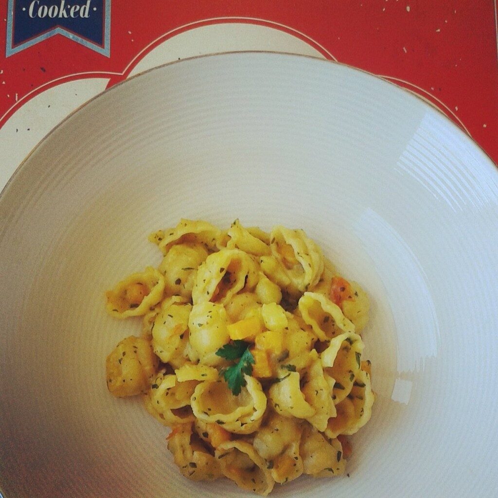 Racconti di capricci e pasta con le patate silane e pancetta