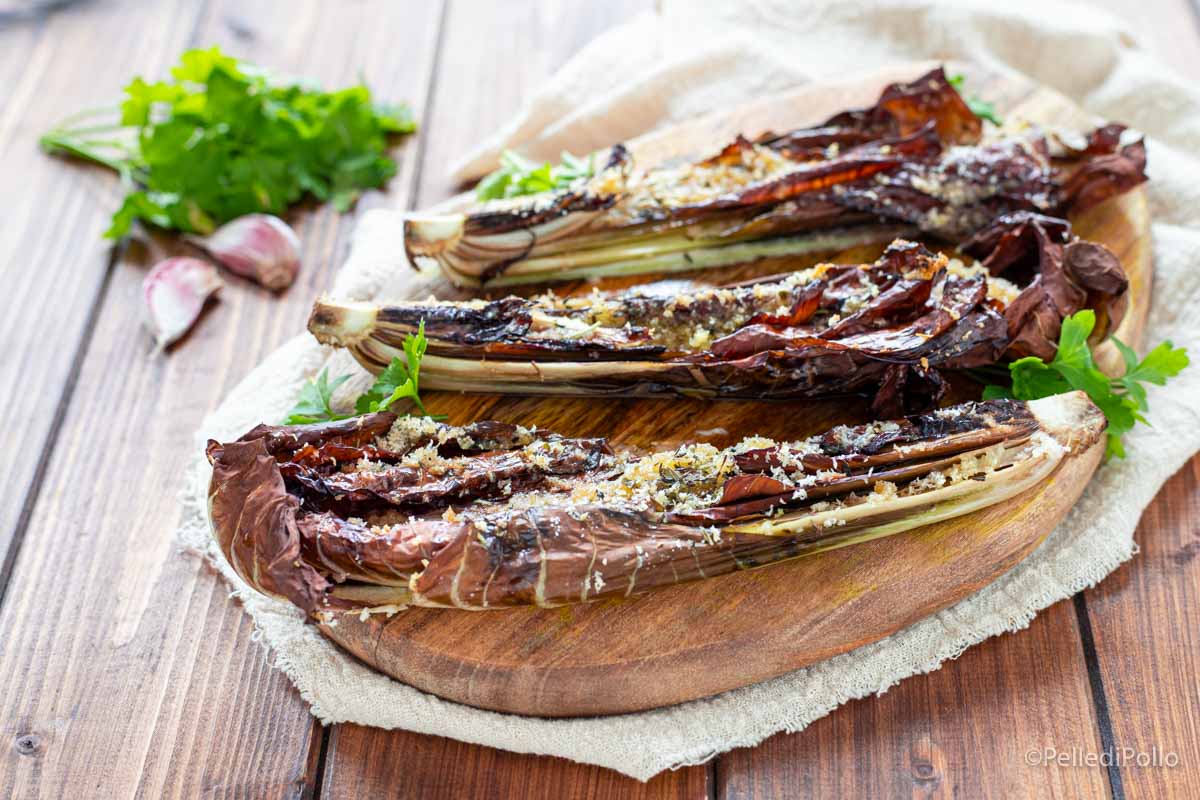 Radicchio gratinato veloce semplicissimo