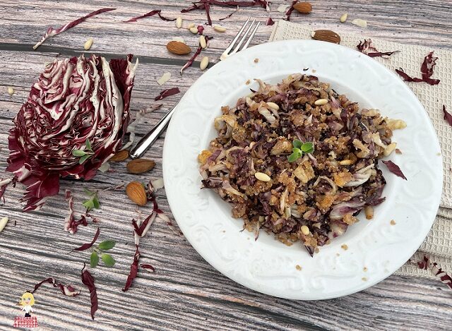 Radicchio in padella con pangrattato