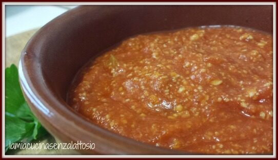 Ragù di soia senza lattosio