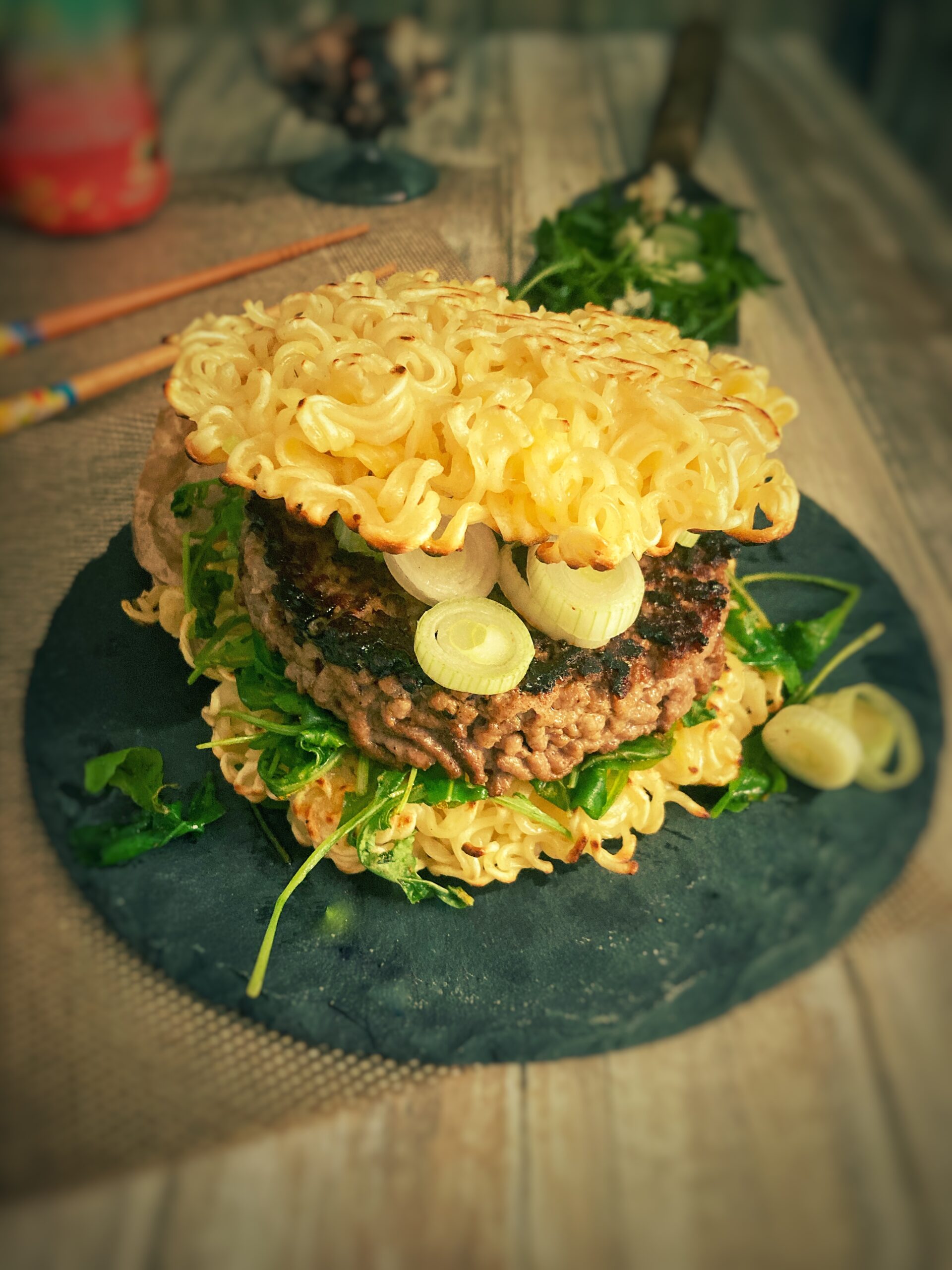 Ramen burger