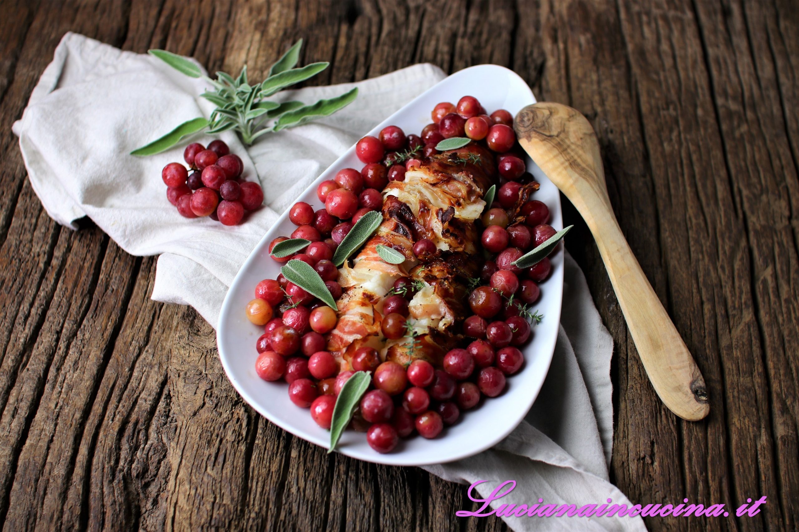 Rana pescatrice al forno