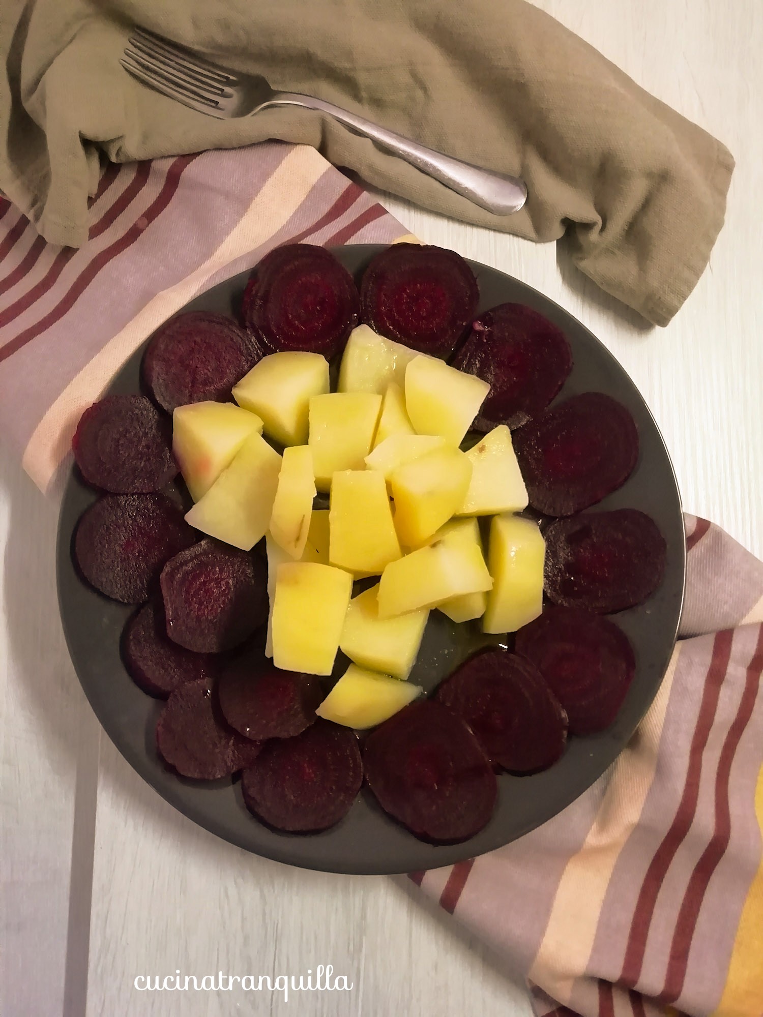 Rape rosse e patate