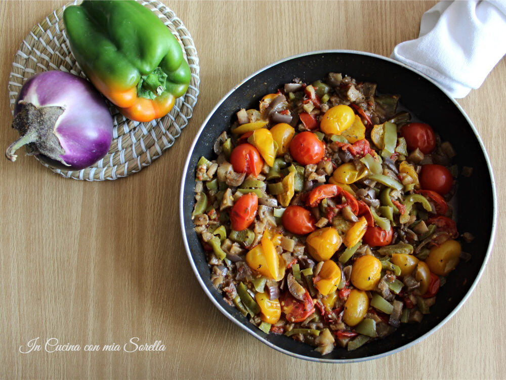 Ratatouille di peperoni e melanzane
