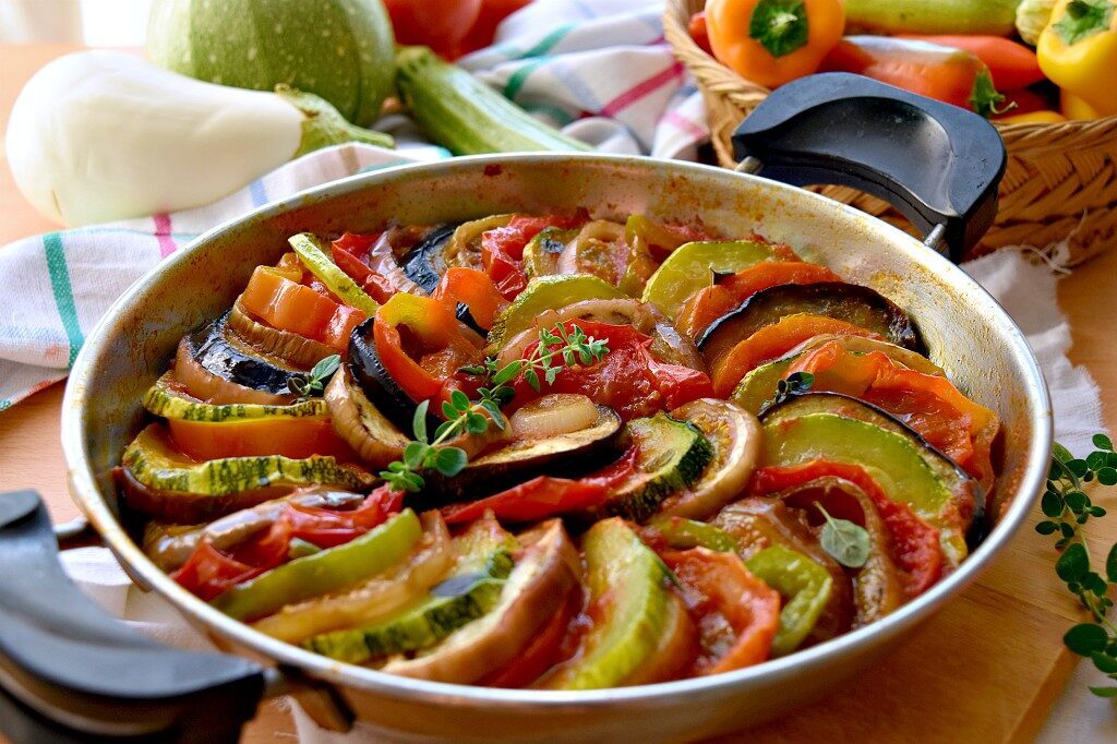 Ratatouille di verdure in padella