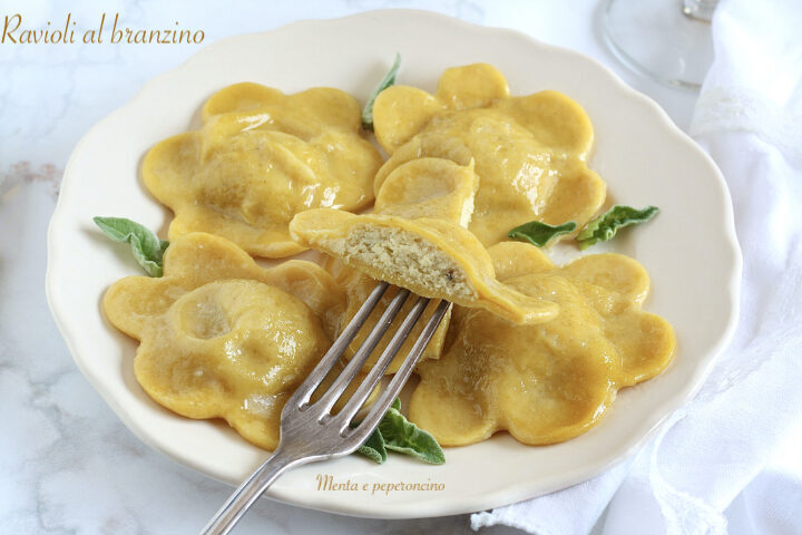 Ravioli al branzino