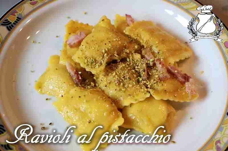 Ravioli al pistacchio