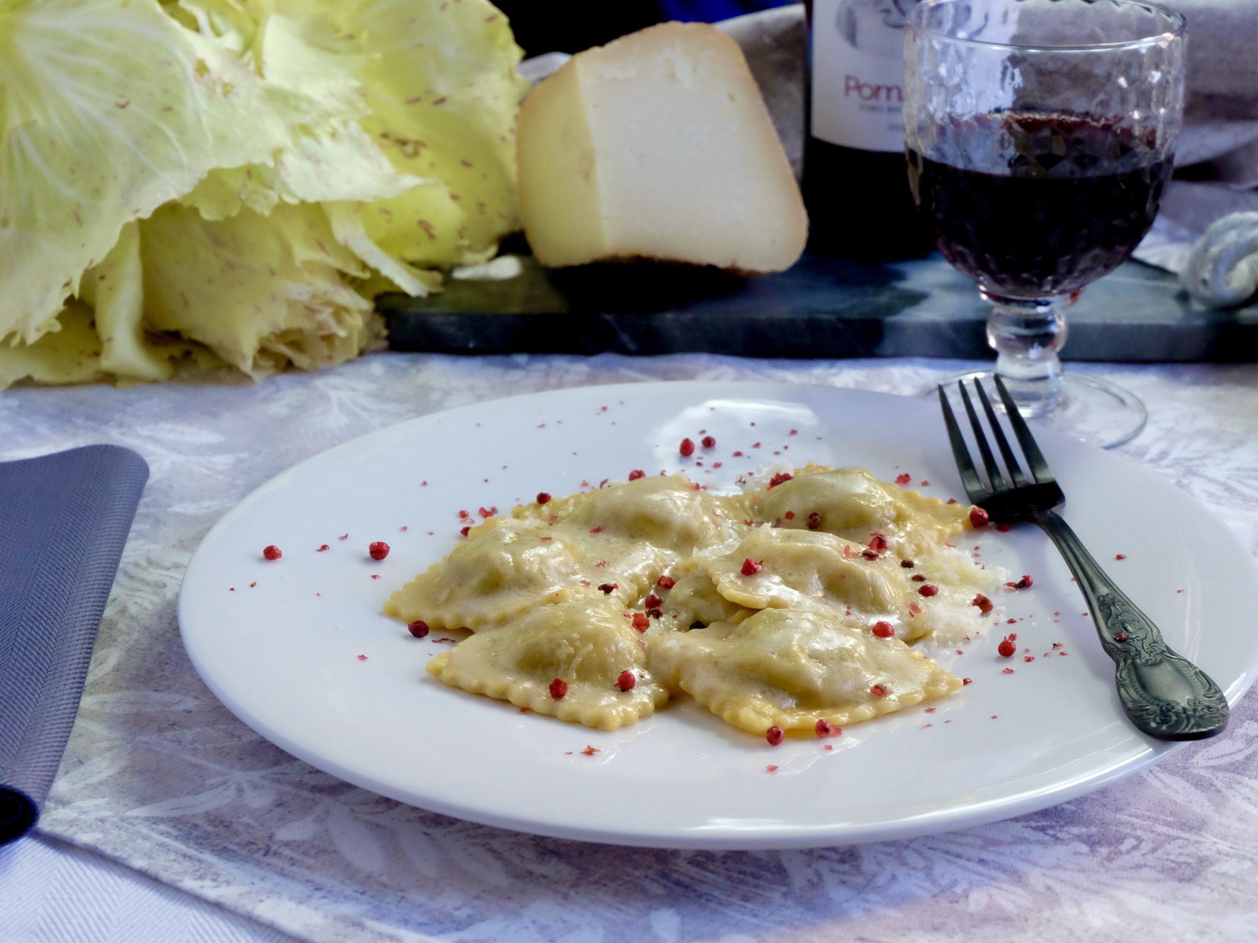 Ravioli al Radicchio di Castelfranco e Pecorino Toscano