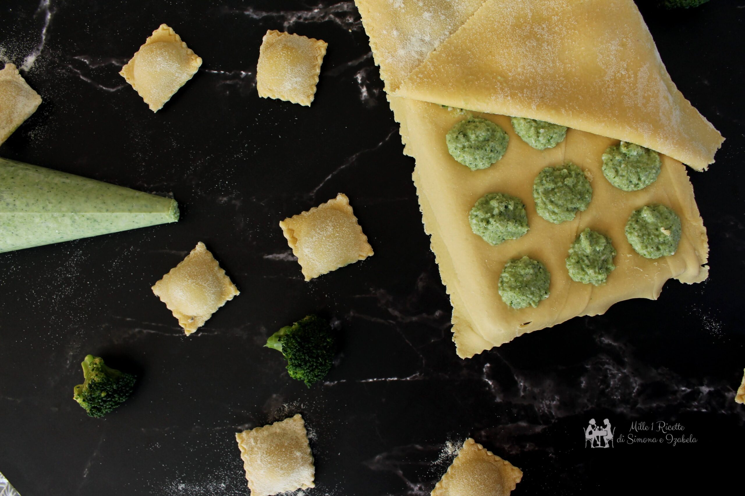 Ravioli burrata e broccoletti