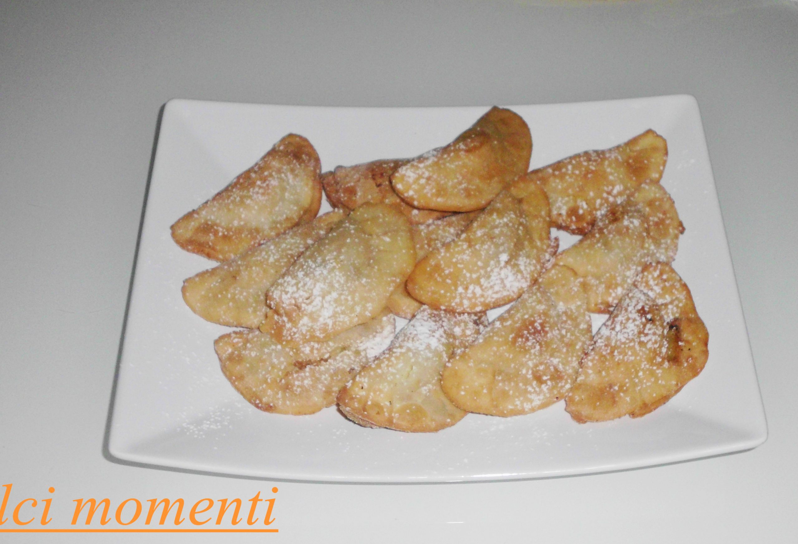 Ravioli con farina di riso alle mele