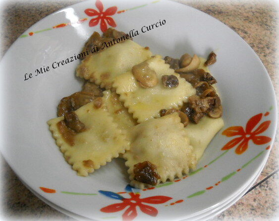RAVIOLI CON RIPIENO AI FUNGHI SENZA GLUTINE