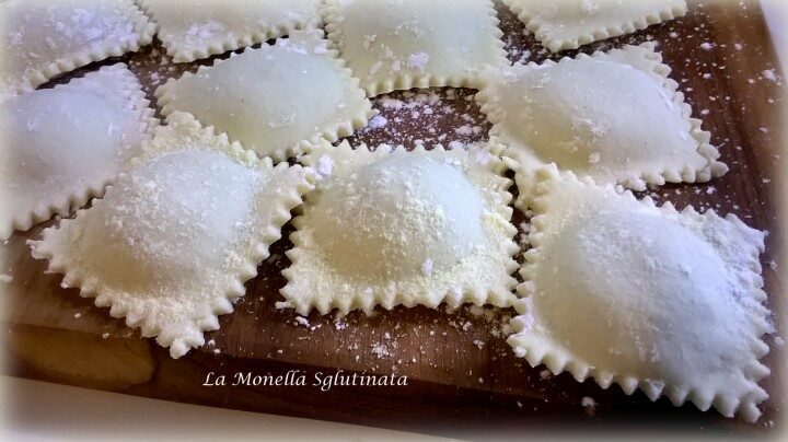 Ravioli di borragine e ricotta senza glutine