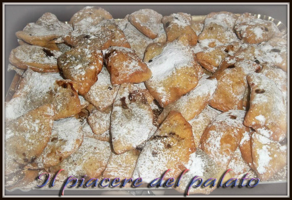 Ravioli dolci fritti