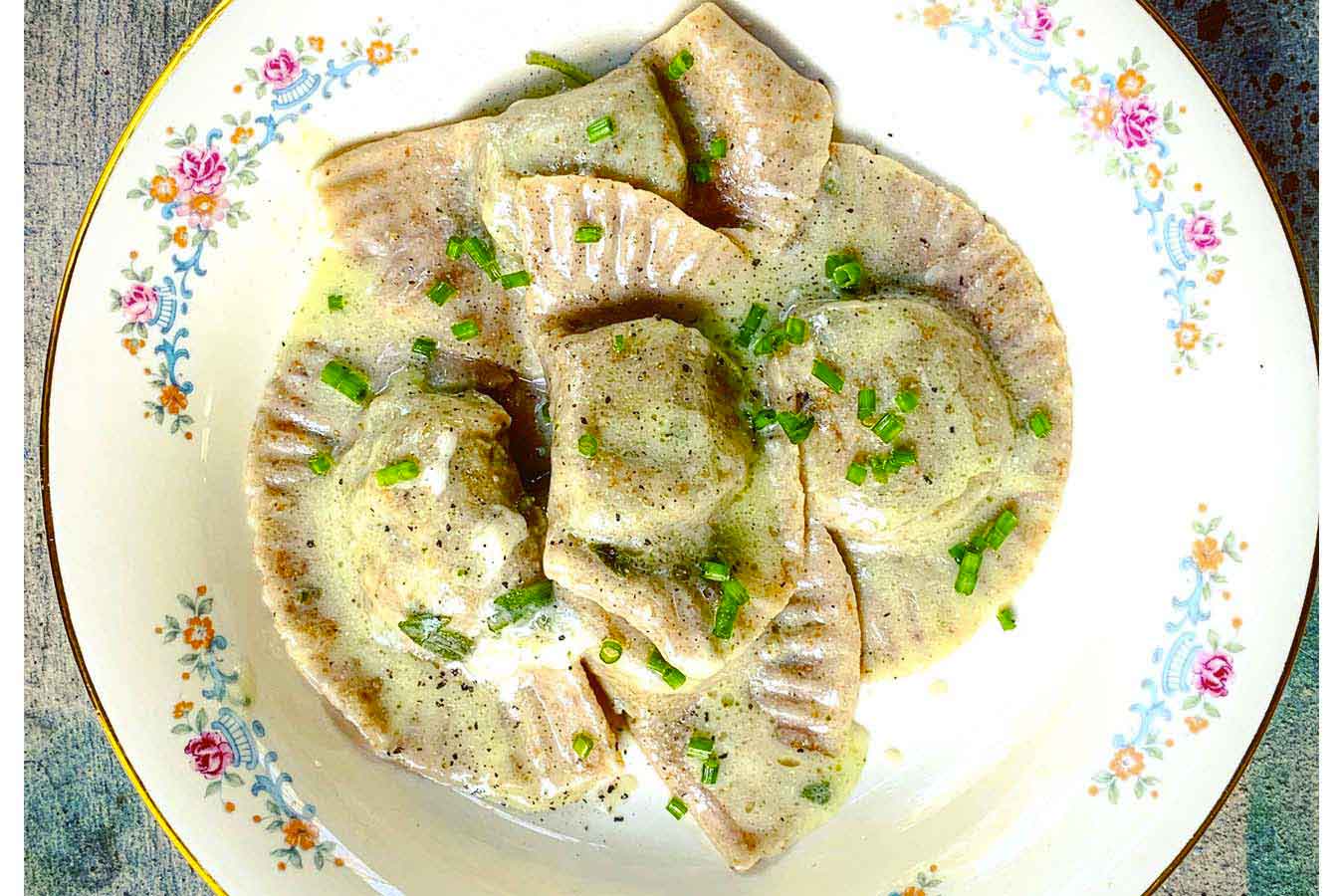 Ravioli integrali spinaci e ricotta