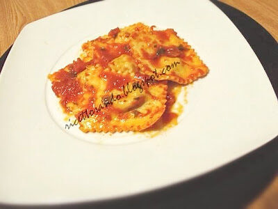 Ravioli light con formaggio fresco e carciofi