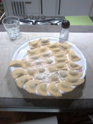 Ravioli ricotta e spinaci