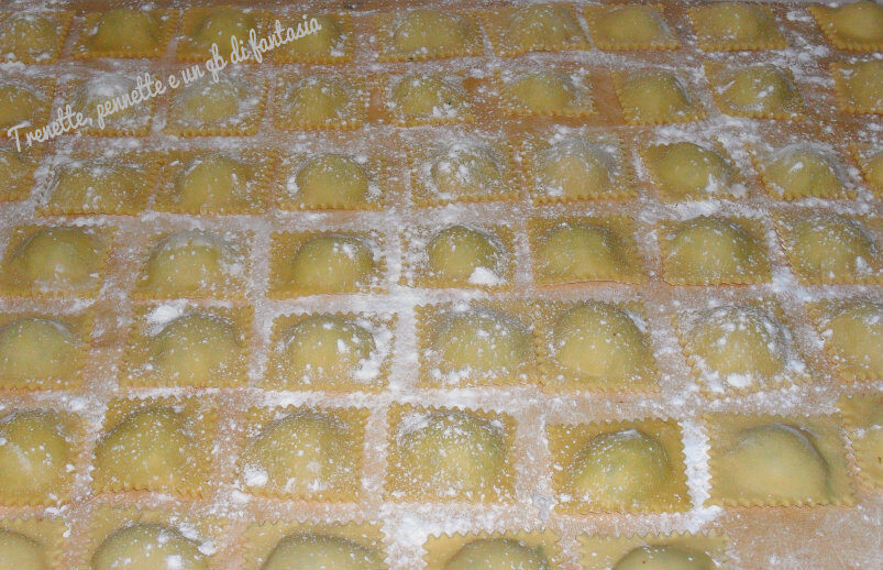 Ravioli ricotta e spinaci